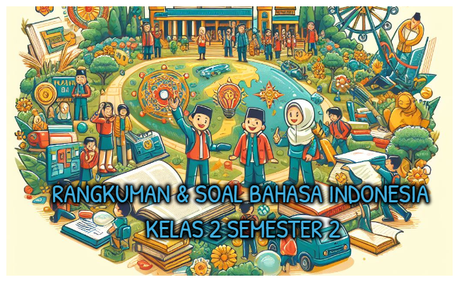Rangkuman dan Contoh Soal Bahasa Indonesia Kelas 2 Semester 2 Kumer (Kurikulum Merdeka) dan Kunci Jawaban