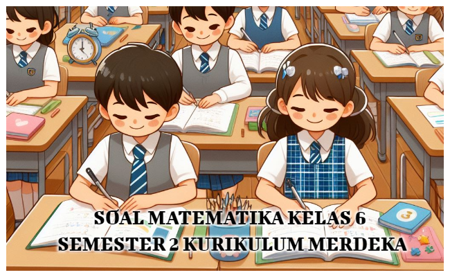 Soal Matematika Kelas 6 Semester 2 Kumer (Kurikulum Merdeka) dan Kunci Jawaban