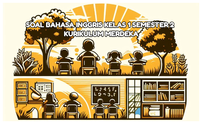 Soal Bahasa Inggris Kelas 1 Semester 2 Kumer (Kurikulum Merdeka) dan Kunci Jawaban
