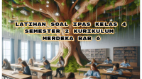 Latihan Soal IPAS Kelas 4 Semester 2 Kurikulum Merdeka Bab 6 (Soal Pilihan Ganda dan Kunci Jawaban)