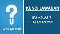 Kunci Jawaban IPS Kelas 7 Halaman 253 Kurikulum Merdeka, Lengkap dengan Materinya Sebagai Bahan Belajar Kunci Jawaban IPS Kelas 7 Halaman 253 Kurikulum Merdeka, Lengkap dengan Materinya Sebagai Bahan Belajar