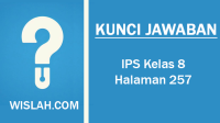 Kunci Jawaban IPS Kelas 8 Halaman 257 Kunci Jawaban IPS Kelas 8 Halaman 257