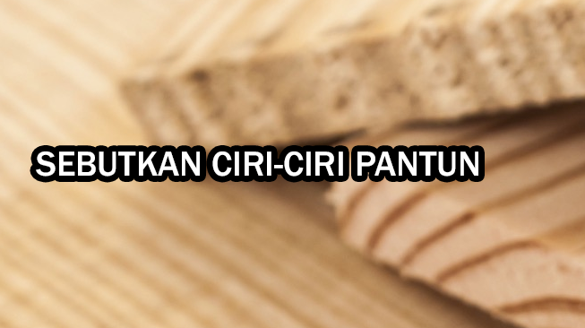 Sebutkan Ciri-Ciri Pantun