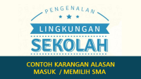 5 Contoh Karangan Alasan Masuk SMA atau Memilih Sekolah (Saat MPLS) 5 Contoh Karangan Alasan Masuk SMA atau Memilih Sekolah (Saat MPLS)