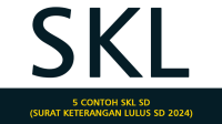 5 Contoh SKL SD (Surat Keterangan Lulus SD 2024)