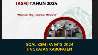 Contoh Latihan Soal KSM IPA MTs 2024 Tingkatan Kabupaten dan Kunci Jawaban