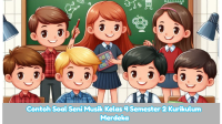 Soal Seni Musik Kelas 4 Semester 2 Kumer (Kurikulum Merdeka) dan Kunci Jawaban