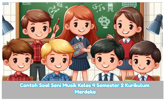 Soal Seni Musik Kelas 4 Semester 2 Kumer (Kurikulum Merdeka) dan Kunci Jawaban