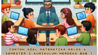Contoh Soal Matematika Kelas 6 Semester 2 Kurikulum Merdeka Bab 7 (Soal Pilihan Ganda dan Kunci Jawaban)