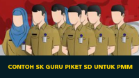 Kumpulan Contoh SK Guru Piket SD untuk PMM
