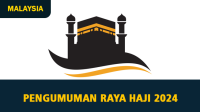 Pengumuman Raya Haji 2024