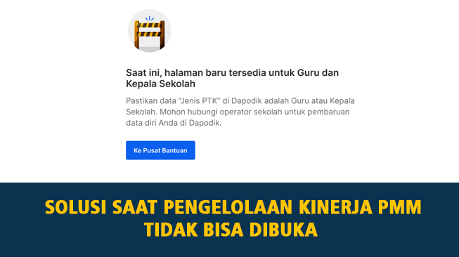 Solusi Saat Pengelolaan Kinerja PMM Tidak Bisa Dibuka (Panduan Lengkap)