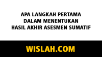 apa langkah pertama dalam menentukan hasil akhir asesmen sumatif apa langkah pertama dalam menentukan hasil akhir asesmen sumatif