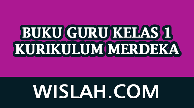 10 Buku Guru Kelas 1 SD Kurikulum Merdeka Semua Mapel (Semester 1 dan 2)