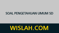 100 Soal Pengetahuan Umum SD dan Jawabannya (Untuk Cerdas Cermat) 100 Soal Pengetahuan Umum SD dan Jawabannya (Untuk Cerdas Cermat)