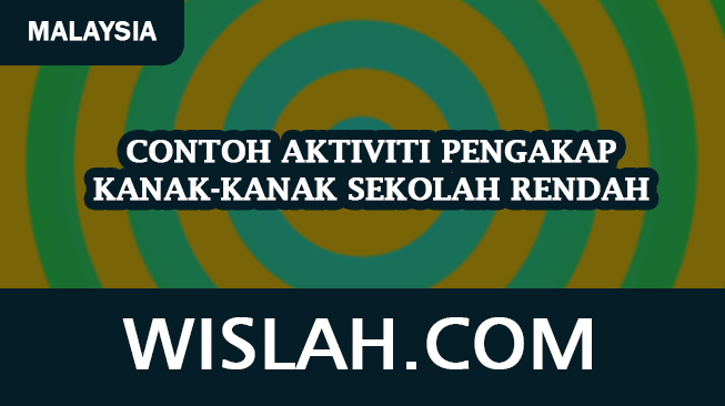 Contoh Aktiviti Pengakap Kanak-Kanak Sekolah Rendah