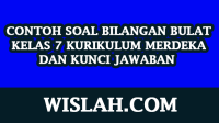 Contoh Soal Bilangan Bulat Kelas 7 Kurikulum Merdeka dan Kunci Jawaban