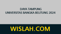 Daya Tampung Universitas Bangka Belitung Tahun 2024 Daya Tampung Universitas Bangka Belitung Tahun 2024