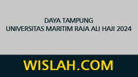 Daya Tampung Universitas Maritim Raja Ali Haji Tahun 2024 Daya Tampung Universitas Maritim Raja Ali Haji Tahun 2024