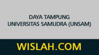 Daya Tampung Universitas Samudra (UNSAM) 2024 Daya Tampung Universitas Samudra (UNSAM) 2024