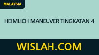 Heimlich Maneuver Tingkatan 4