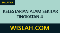 Kelestarian Alam Sekitar Tingkatan 4