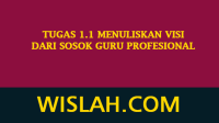 Tugas 1.1 Menuliskan Visi dari Sosok Guru Profesional Tugas 1.1 Menuliskan Visi dari Sosok Guru Profesional