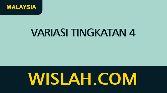 Variasi Tingkatan 4