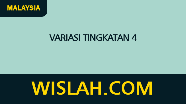 Variasi Tingkatan 4