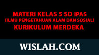 Kumpulan Materi IPAS (Ilmu Pengetahuan Alam dan Sosial) Kelas 5 SD Kurikulum Merdeka (Semester 1 dan 2)