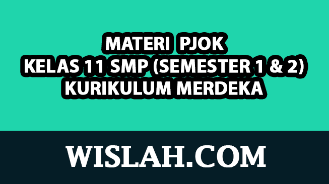 Kumpulan Materi PJOK Kelas 11 Kurikulum Merdeka (Semester 1 dan 2)