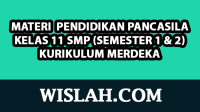 Kumpulan Materi Pendidikan Pancasila (PPKN) Kelas 11 Kurikulum Merdeka (Semester 1 dan 2)