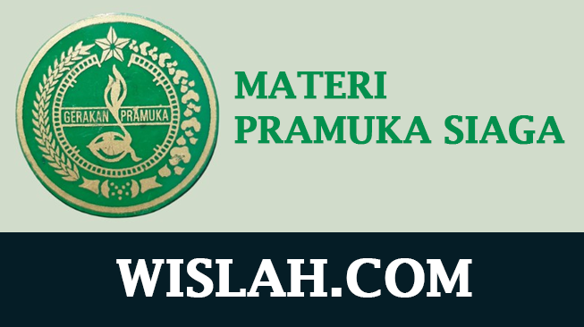 Materi Pramuka Siaga SD (Lengkap)