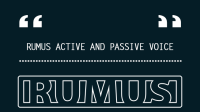 Rumus Active and Passive Voice dan Contoh Soal Rumus Active and Passive Voice dan Contoh Soal