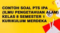 Contoh Soal PTS IPA (Ilmu Pengetahuan Alam) Kelas 8 Semester 1 Kurikulum Merdeka Contoh Soal PTS IPA (Ilmu Pengetahuan Alam) Kelas 8 Semester 1 Kurikulum Merdeka