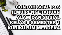 Contoh Soal PTS IPAS Kelas 6 Semester 1 Kurikulum Merdeka Contoh Soal PTS IPAS Kelas 6 Semester 1 Kurikulum Merdeka